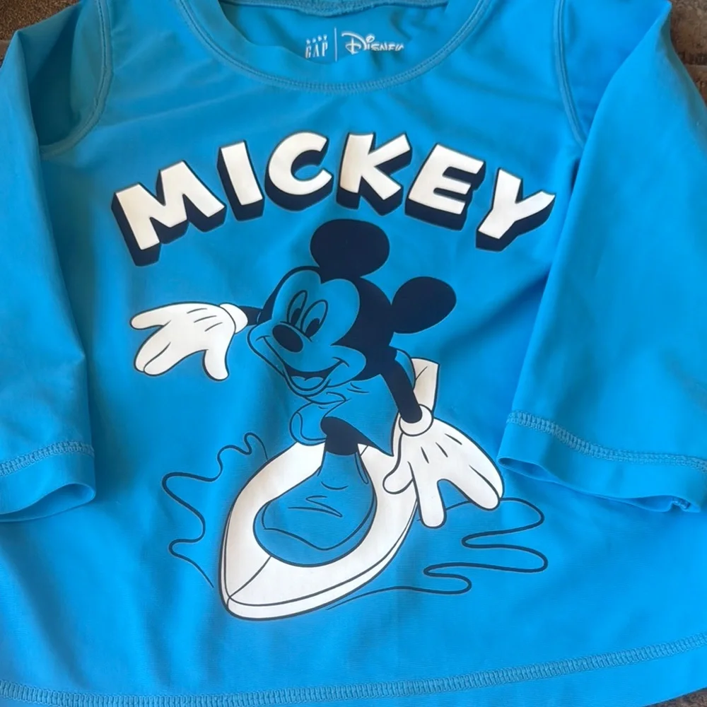 Disney Blue Mickey Mouse Pajama Set - Picture 2 of 4